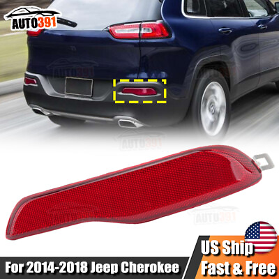 #ad Right Passenger Rear Bumper Reflector Light Lamp For Jeep Cherokee 2014 16 17 18 $15.76