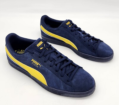 #ad Puma Suede Triplex Mens Blue Sz 13 Sneakers Casual Shoes 381175 13 $39.95