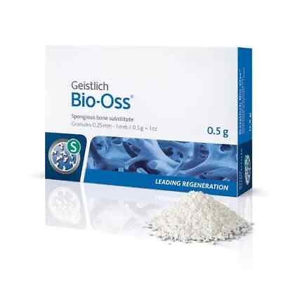 #ad #ad Geistlich quot;Bio Ossquot; Small Granules 0.25 1mm Bone Grafting Material 0.5g 1cc $123.49