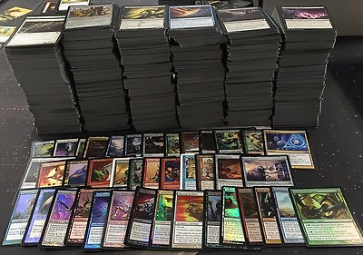 #ad 1000 Magic the Gathering MTG card lot with FOILS RARES INSTANT COLLECTION $27.99
