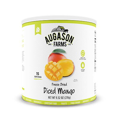 #ad Freeze Dried Diced Mango 9.52 Oz No. 10 Can Survival Emergency Food Outdoor $23.37