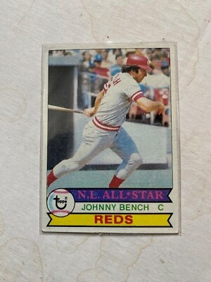 #ad 1979 Topps Baseball # 200 Johnny Bench ALL STAR HOF Reds $2.17