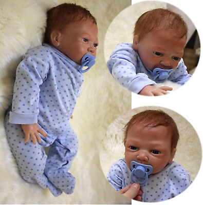 #ad 20quot; Reborn Dolls Handmade Baby Silicone Vinyl Realistic Newborn Doll Toy Gifts $53.12