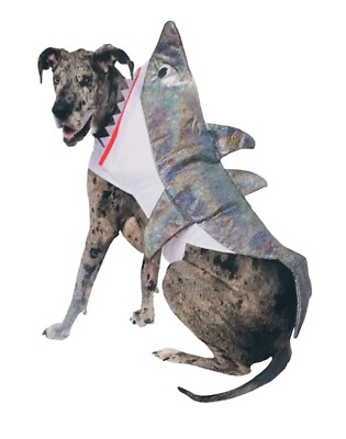 🎃🦈 Way To Celebrate Dog XL Shark Pet Halloween Costume 24quot; 🦈🎃 $11.55