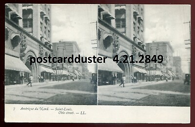 #ad ST. LOUIS Missouri Postcard 1910s Ohio Street $2.24