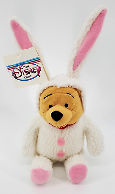 #ad Disney Store Easter Bunny Winnie The Pooh Plush 8quot; Stuffed Toy $13.56