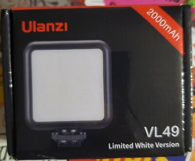 #ad ULANZI VL49 Limited White Version 2000mah $25.00