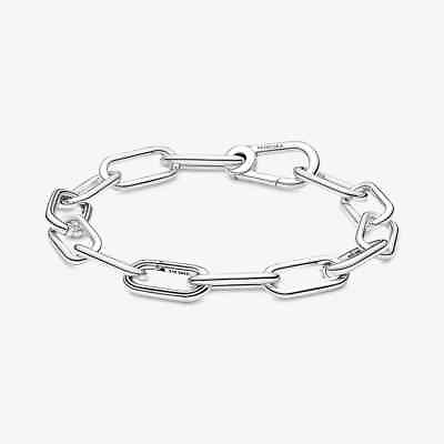 #ad *BRAND NEW* Pandora 925 Sterling Silver Link Chain Polished Bracelet 599588C00 $90.25