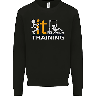 #ad Fook It Im Going Training Top Weightlifting Mens Sweatshirt Jumper $27.44