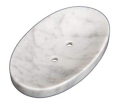 #ad CraftsOfEgypt White Marble Soap Dish Polished and Shiny Marble Dish Holder ... $24.38