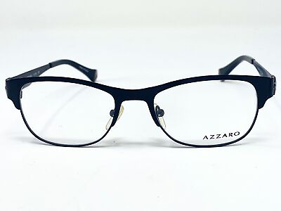 #ad New AZZARO AZ30006 Black French Unisex Eyeglasses Frame 51 18 145 $44.00