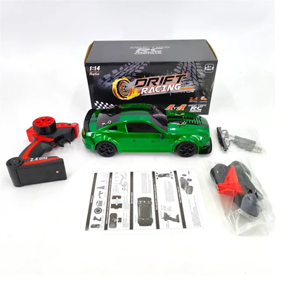 #ad New Remote Control Electric Racing Drift Car 1:14 ABS 4 Wheel Drive RC Children#x27; $64.60