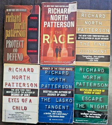 #ad Richard North Patterson 6 Book Lot Paperback Thriller Novels Free Shipping $15.99