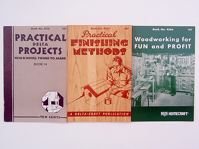 #ad Deltagram Magazine 3 Project Booklets Woodworking Toy Shot Gun Plans $15.00