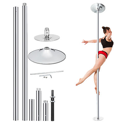 #ad Portable Dance Pole Static Spinning 45mm Stripper Dancing Pole Fitness Exercise $80.58