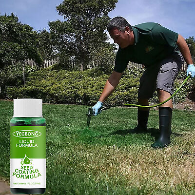 #ad 59ml Seed Spray Liquid Lawn amp; Garden Sprayers Green Grass Paint for Lawn New $5.99