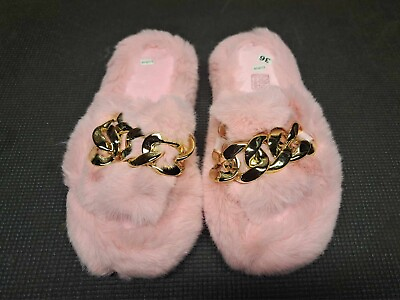 #ad Women#x27;s Pink Slippers Size 6 $19.99