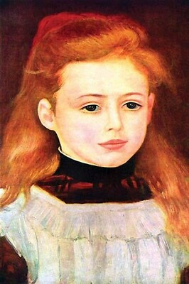 #ad Portrait of Lucie Bernard by Pierre Auguste Renoir Art Print $285.99