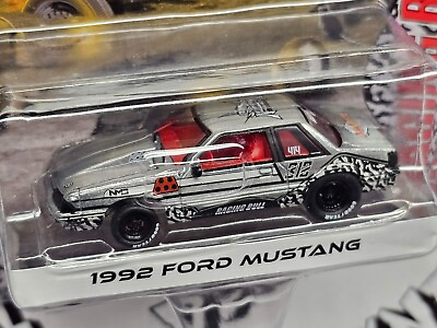 #ad GreenLight Collectibles Raw Chase 1992 Ford Mustang Fox Body Las Vegas $49.99