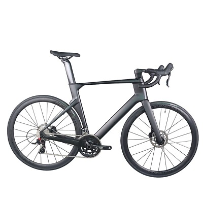 #ad Complete bike Road carbon frame SENSAH 2*12 Groupset disc brake bicycle TT X40 $799.20