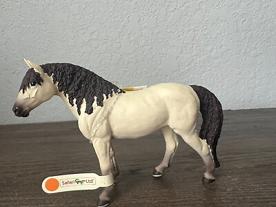 #ad Safari Ltd LUSITANO Horse Animal Figure Retired 159705 Rare BRAND NEW WITH TAG $29.99