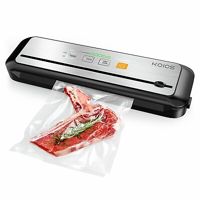 #ad Vacuum Sealer Machine with Bags Automatic Food Saver for Storage and Sous Vide $47.09