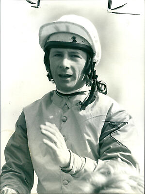 #ad Young jockey John Lowe poses for a press photo... Vintage Photograph 4320730 $19.90