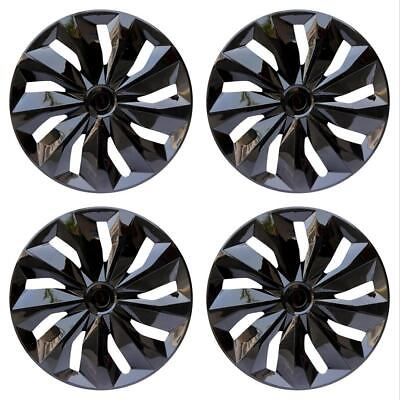 #ad 14 inch Car Wheel Cover Hubcaps 4 Pieces Wheel Rims Cover Hubcaps Hub Caps $42.22