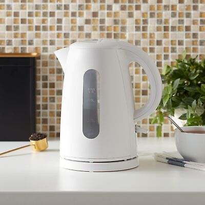#ad Mainstays 1.7 Liter Plastic Electric Kettle White $14.20