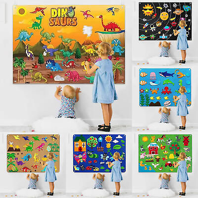 #ad Early Learning Interactive Play Toys Wall Hanging DIY Gift for Boys and Girls $37.29