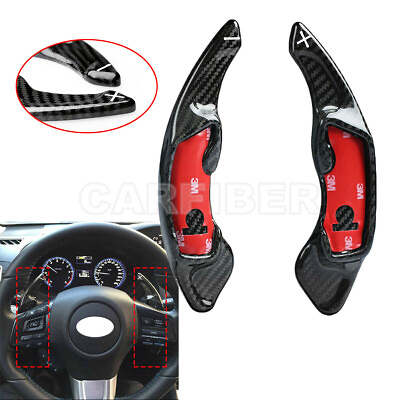 #ad Carbon Fiber Steering Wheel Shift Paddle For Toyota GT86 Subaru BRZ Forester XV $69.88