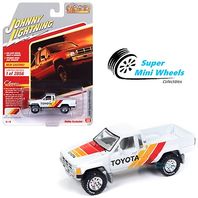 #ad #ad Johnny Lightning 1:64 1985 Toyota SR5 Pickup White – Classic Gold $14.99