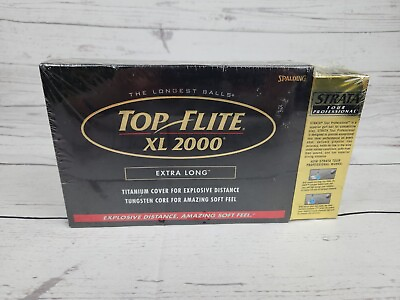 #ad Top Flite Spalding XL2000 Extra Long Box of 12 Golf Balls Brand New $24.99