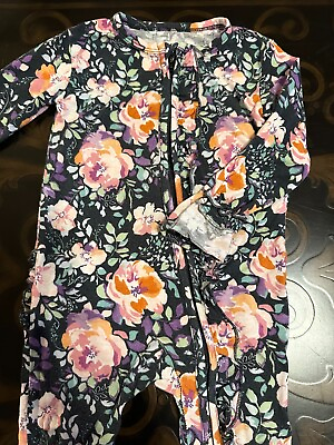 #ad Gigi and Max Willow Ruffled Zipper Romper Size 12 months Very Gently Used EUC $15.00