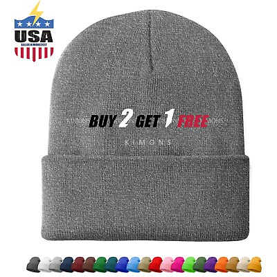 #ad Plain Solid Beanie Hat Cap Knit Ski Skully Cuff Winter Warm Slouchy Men Women CF $5.75