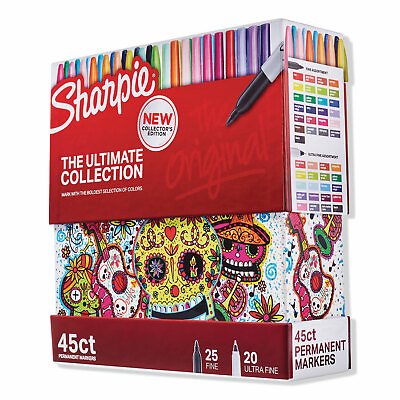 #ad Sharpie Permanent Markers Ultimate Collection Assorted Tips Assorted Colors $36.12