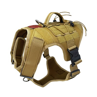 ALBCORP Tactical Dog Vest Harness – Military K9 Dog Training Vest – Working Dog $27.95