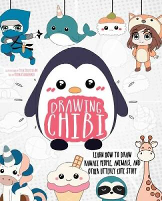 #ad Drawing Chibi: Learn How to Draw Kawaii People Animals and Other Utterl GOOD $4.46