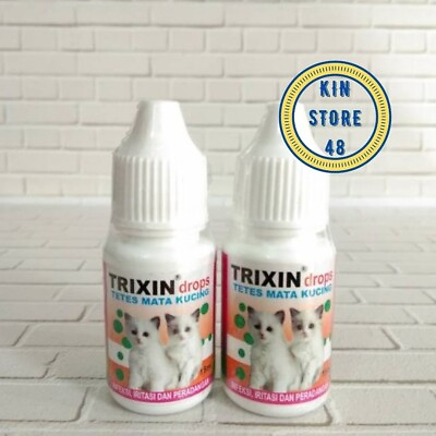 #ad 5 Bottles @10 ml TRIXIN Eye Drops for Treating Eye Infection for Cat Pet Kitten $28.99