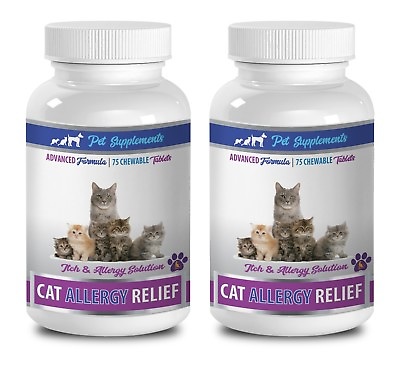 #ad cat skin soother CAT ALLERGY RELIEF ADVANCED 2B anti allergy for cats $60.89