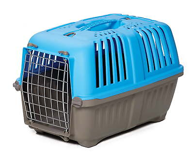 #ad Hard Pet Carrier XS Dog Carrier Ideal for Dogs 22 Inch Blue $25.57