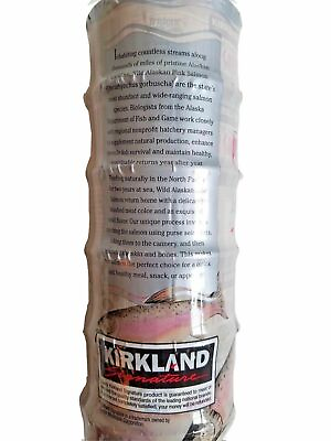 #ad Kirkland Signature Wild Alaskan Pink Salmon Boneless Skinless 6 Cans Net Wt 36oz $34.99