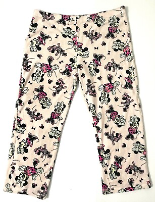 #ad Disney Pink Minnie Mouse Comfy Pajama Lounge Pants Womens Size 2X $9.99