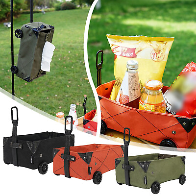#ad Foldable Folding Indoor And Outdoor Multipurpose Yard Garden Cart Food Storage $19.94