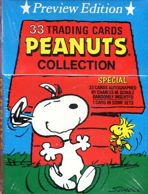 #ad Peanuts Preview Factory Sealed Trading Card Set 33 1991 Tuff Stuff $13.60