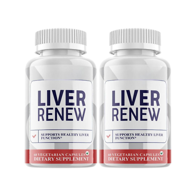 #ad 2 Pack Liver Renew Capsules Vegan Dietary Supplement 120 Capsules $33.99
