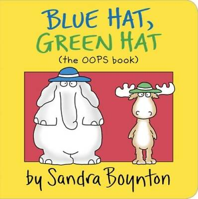 #ad Blue Hat Green Hat Boynton on Board Board book By Sandra Boynton GOOD $3.91