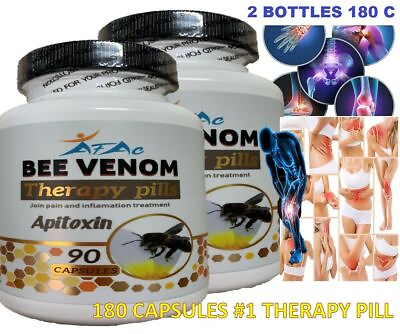 #ad 2X NATURAL BEE Venom Extract anti inflamatory Extracts Arthritis Pain Therapy $56.83