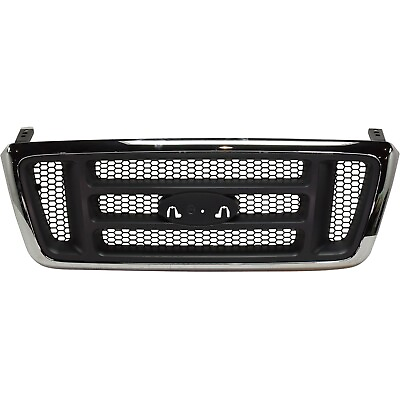 #ad Grille For 2004 Ford F 150 Chrome Shell with Dark Gray Insert New Body Style $98.05