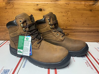 #ad Itasca Men#x27;s Authority 6quot; Brown 12 US Waterproof Oil Resistant Boots Safety Toe $44.94